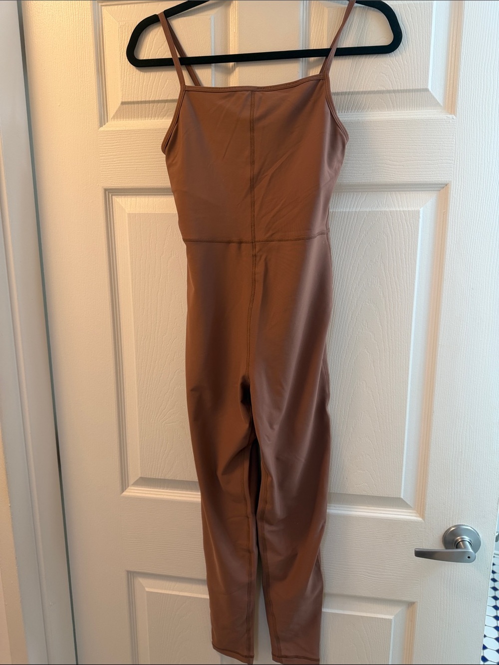 Old Navy Rust-Brown Sleeveless Jumpsuit with Thin Straps